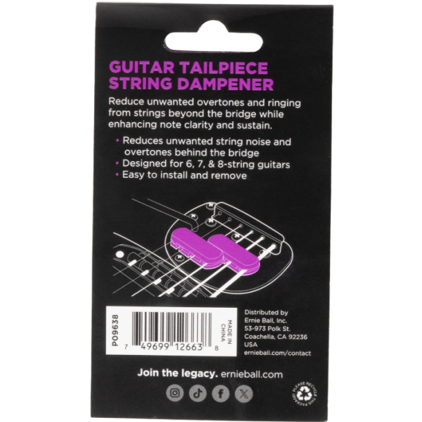 Ernie Ball 9638 Strengd�mper til halestykke